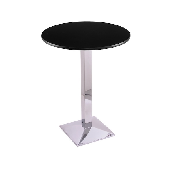 42" 217 Chrome Table, 30" dia. Top